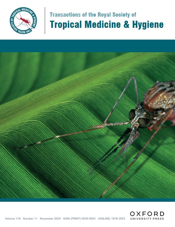 Cover of Transactions of the Royal Society of Tropical Medicine & Hygiene