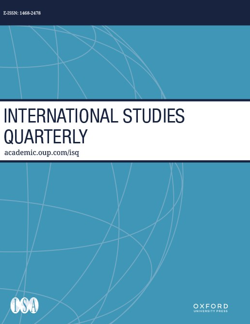 cover of international studies quarterly
