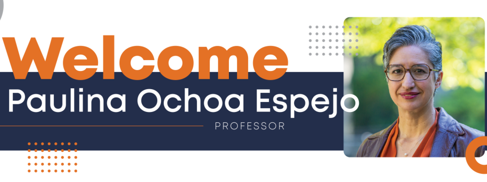 Welcome Paulina Ochoa Espejo
