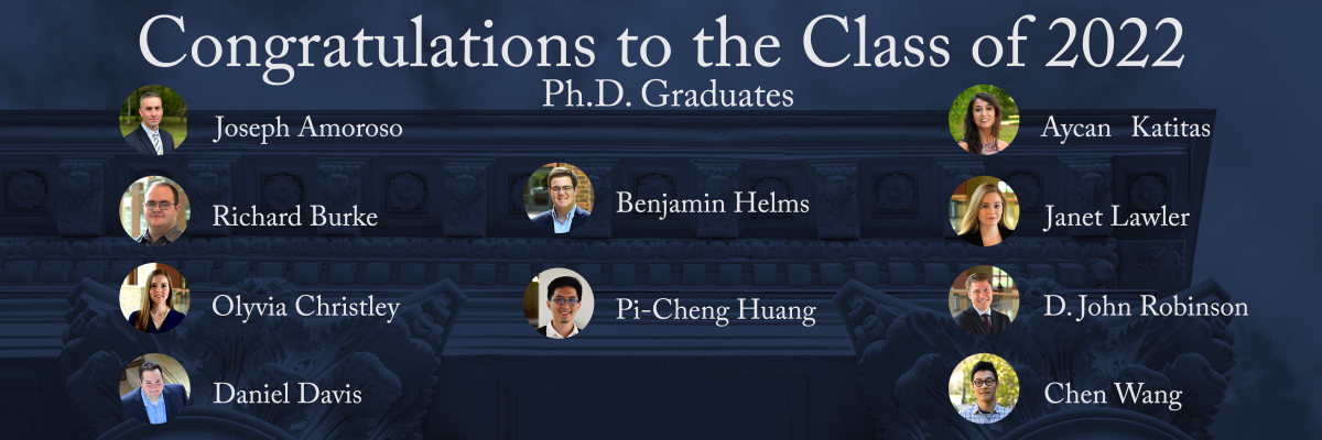 Class of 2022 Ph.D. Graduates